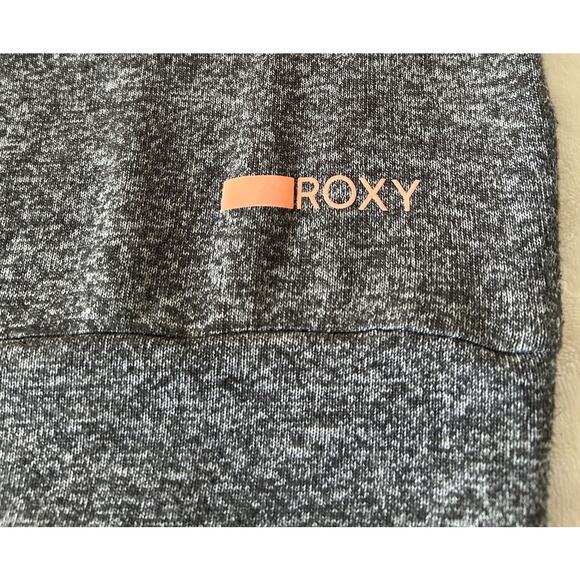 Roxy Top Women's Turtleneck Long Sleeve Pullover Gray Stretchy Size S - Picture 9 of 9